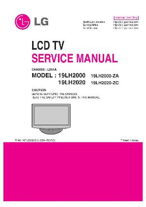 Service manual LG 19LH2000, 19LH2020, шасси LD91A ― Manual-Shop.ru