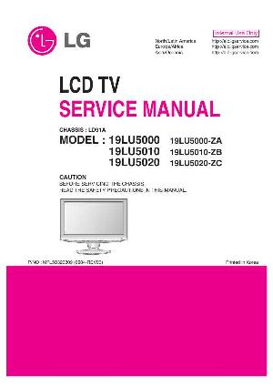 Service manual LG 19LU5000, 19LU5010, 19LU5020, шасси LD91A ― Manual-Shop.ru