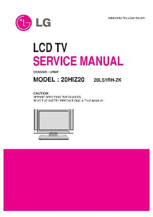 Сервисная инструкция LG 20HIZ20 ― Manual-Shop.ru