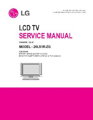 Service manual LG 20LS1R-ZG, CL-81 chassis ― Manual-Shop.ru
