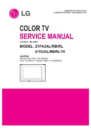 Service manual LG 21FA3AL, MC-059B chassis ― Manual-Shop.ru