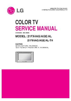 Service manual LG 21FX4AG, MC-059B chassis ― Manual-Shop.ru