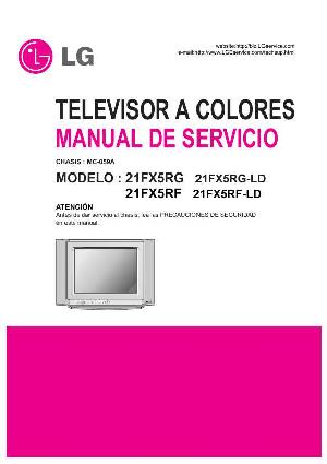 Service manual LG 21FX5RG, MC-059A chassis ― Manual-Shop.ru