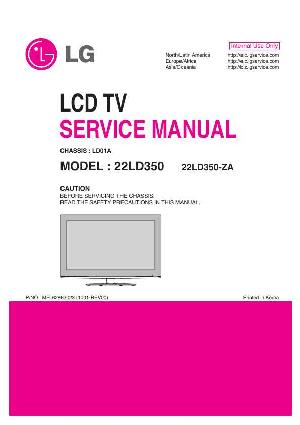 Сервисная инструкция LG 22LD350 ― Manual-Shop.ru