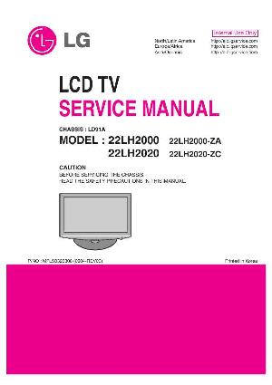 Service manual LG 22LH2000, 22LH2020, шасси LD91A ― Manual-Shop.ru