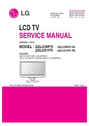 Service manual LG 22LU50FR, 22LU51FR, шасси LP91A ― Manual-Shop.ru