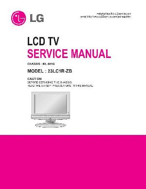 Service manual LG 23LC1R, ML-041G chassis ― Manual-Shop.ru