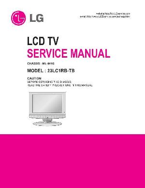 Service manual LG 23LC1RB, ML-041G chassis ― Manual-Shop.ru