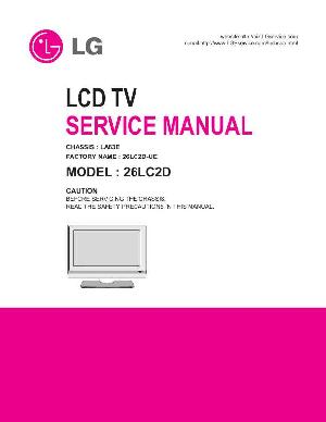 Service manual LG 26LC2D, LA63E chassis ― Manual-Shop.ru