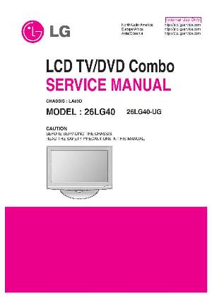 Service manual LG 26LG40, шасси LA89D ― Manual-Shop.ru