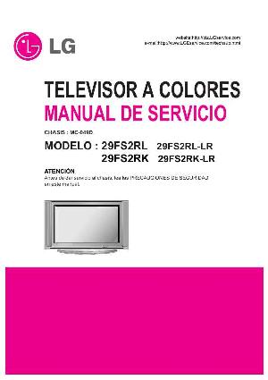 Service manual LG 29FS2RL, MC-049D chassis ― Manual-Shop.ru