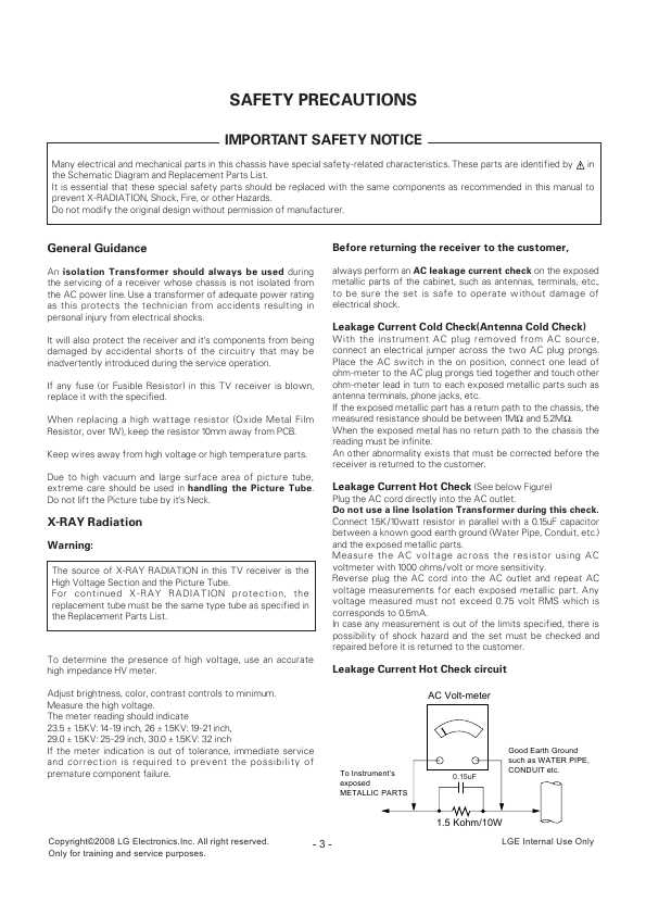 Service Manual Lg 29fu6rl Cw62d Chassis Manual Shop Ru