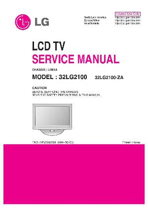 Service manual LG 32LG2100 LD91A шасси ― Manual-Shop.ru
