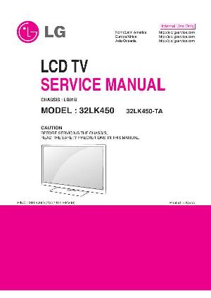 Service manual LG 32LK450, LB01U ― Manual-Shop.ru