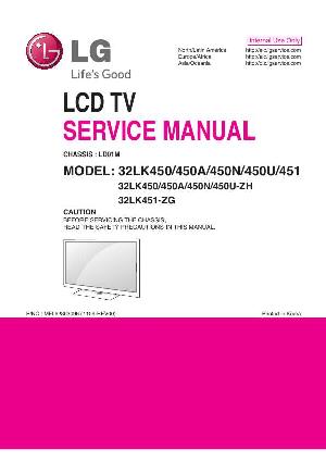 Service manual LG 32LK450, LD01M ― Manual-Shop.ru