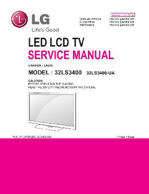 Service manual LG 32LS3400 LA25C ― Manual-Shop.ru