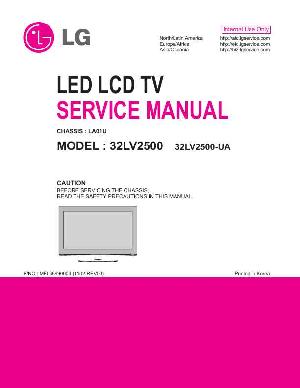 Service manual LG 32LV2500 LA01U ― Manual-Shop.ru