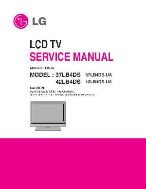 Service manual LG 37LB4DS, 42LB4DS, шасси LA73A ― Manual-Shop.ru
