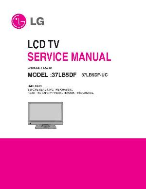 Service manual LG 37LB5DF, шасси LA73 ― Manual-Shop.ru