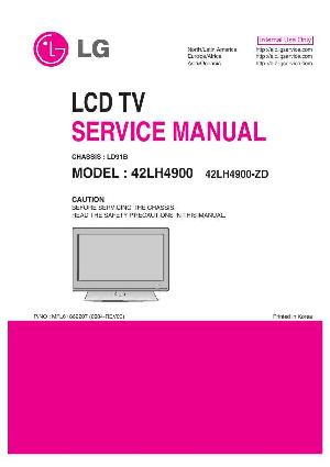 Сервисная инструкция LG 42LH4900 (LD91B) ― Manual-Shop.ru
