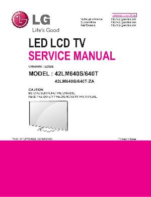 Service manual LG 42LM640S LD22E ― Manual-Shop.ru