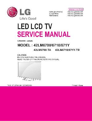 Service manual LG 42LM6700, LB22E ― Manual-Shop.ru