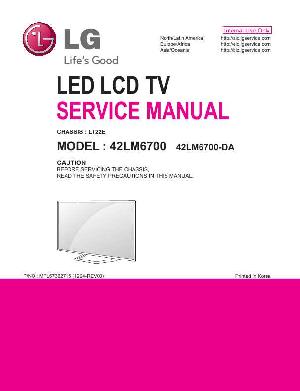 Service manual LG 42LM6700 LT22E ― Manual-Shop.ru