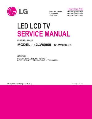 Service manual LG 42LW5000, LA01U ― Manual-Shop.ru