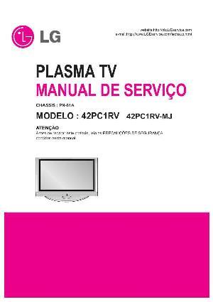 Service manual LG 42PC1RV, PN-61A chassis ― Manual-Shop.ru