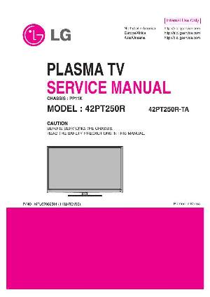 Сервисная инструкция LG 42PT250R ― Manual-Shop.ru