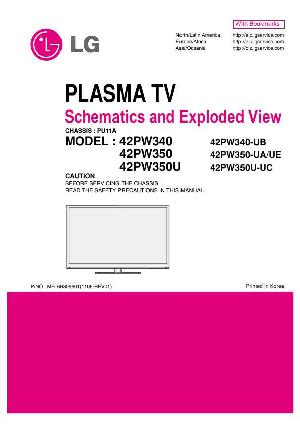 Сервисная инструкция LG 42PW340, 42PW350U, шасси PU11A ― Manual-Shop.ru
