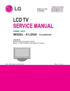 Service manual LG 47LD520 LA01B ― Manual-Shop.ru