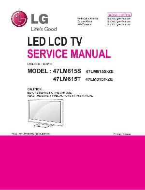 Service manual LG 47LM615S, LD21B ― Manual-Shop.ru
