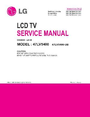 Service manual LG 47LV5400 LA12E ― Manual-Shop.ru