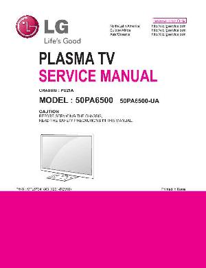 Service manual LG 50PA6500 PU21A ― Manual-Shop.ru