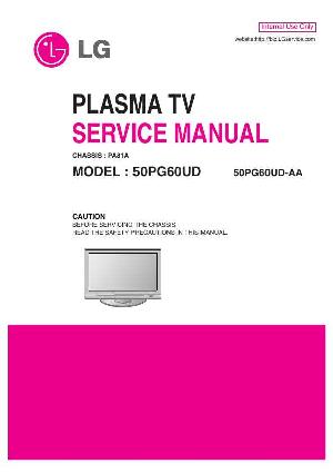 Сервисная инструкция LG 50PG60UD, PA81A ― Manual-Shop.ru