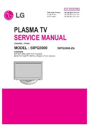 Service manual LG 50PQ3000, PD92A chassis ― Manual-Shop.ru