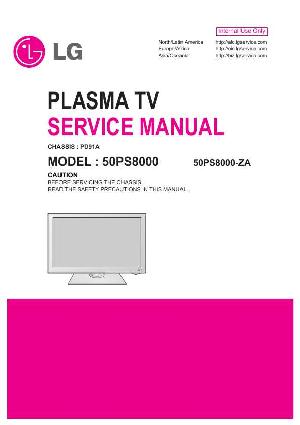 Сервисная инструкция LG 50PS8000 ― Manual-Shop.ru