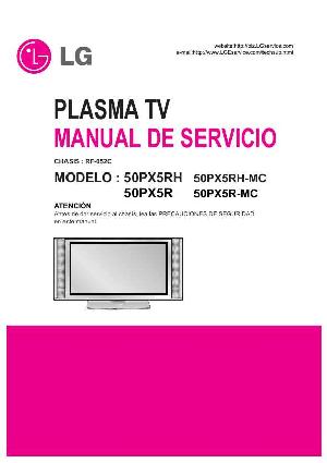 Service manual LG 50PX5R, RF-052C chassis ― Manual-Shop.ru