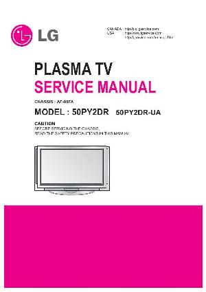 Сервисная инструкция LG 50PY2DR, AF-05FA chassis ― Manual-Shop.ru