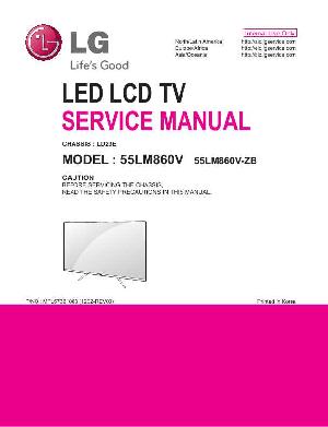 Сервисная инструкция LG 55LM860V, LD23E ― Manual-Shop.ru