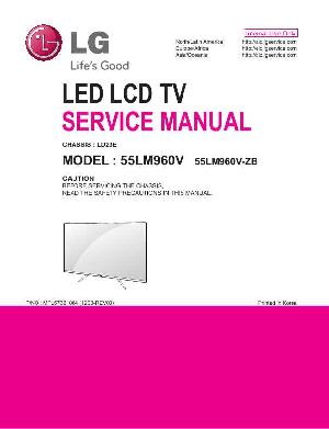 Сервисная инструкция LG 55LM960V LD23E ― Manual-Shop.ru