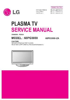 Сервисная инструкция LG 60PG3000, PD83A chassis ― Manual-Shop.ru