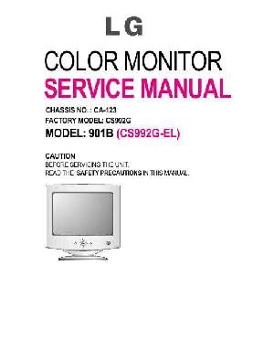 Сервисная инструкция LG CS992 ― Manual-Shop.ru