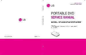 Сервисная инструкция LG DP560B, DP561B, DP561BW ― Manual-Shop.ru