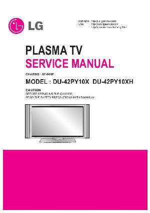 Сервисная инструкция LG DU-42PY10X, AF-044P chassis ― Manual-Shop.ru