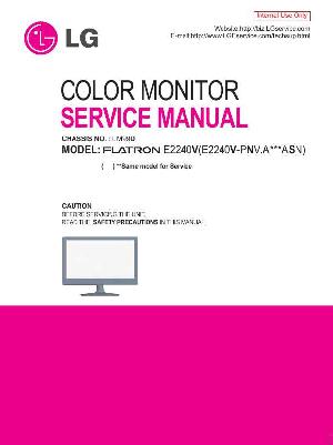 Сервисная инструкция LG E2240V, LM99D ― Manual-Shop.ru