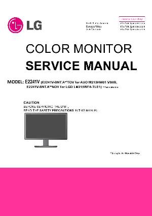 Сервисная инструкция LG E2241V ― Manual-Shop.ru
