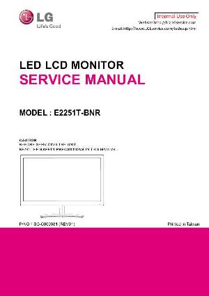 Сервисная инструкция LG E2251T ― Manual-Shop.ru