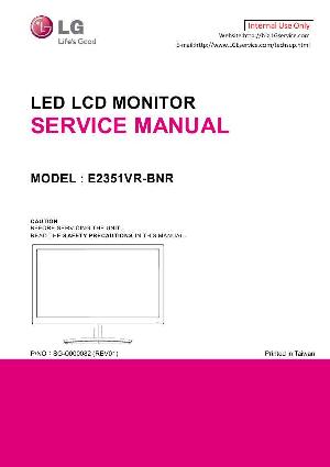Сервисная инструкция LG E2351VR ― Manual-Shop.ru